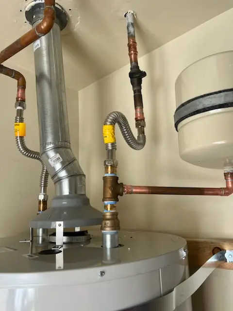Water heater installation and plumbing repair in Pleasant Shadows